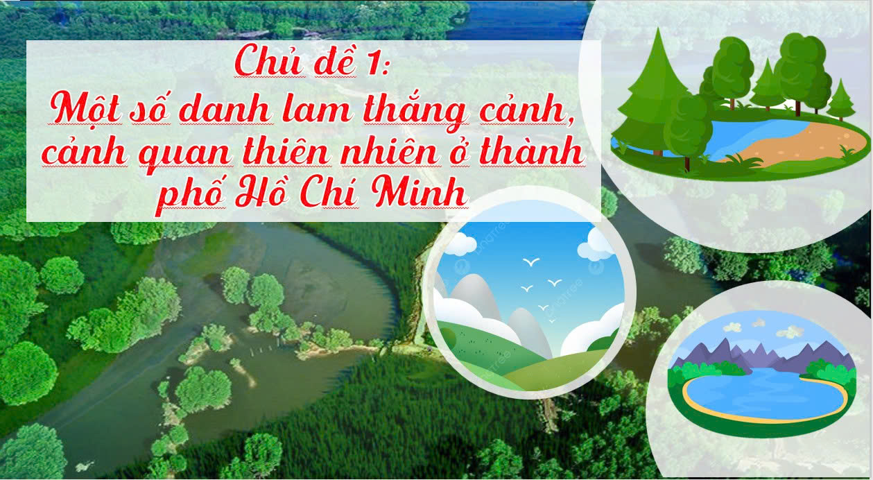 Chủ đề 1: Một số danh lam thắng cảnh, cảnh quan thiên nhiên ở thành phố Hồ Chí Minh